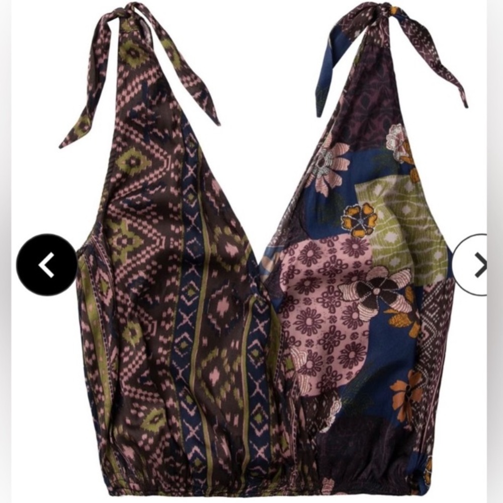 Free People Multicolor Floral Tank Top - Picture 5 of 9